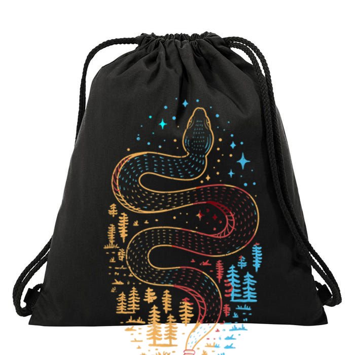 Snake Gifts For Boy And Women Viper Herpetol Drawstring Bag