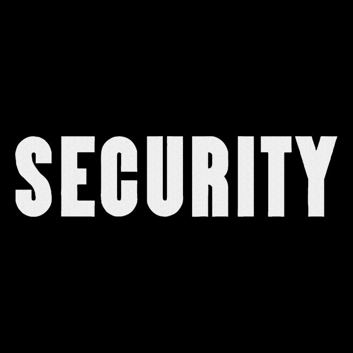 Security Guard For Security Staff Drawstring Bag