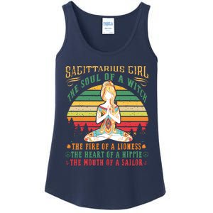 Sagittarius Girl For Yoga Black Women Birthday Gifts Ladies Essential Tank