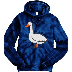 Silly Goose Funny Duck Tie Dye Hoodie