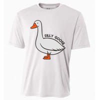 Silly Goose Funny Duck Cooling Performance Crew T-Shirt