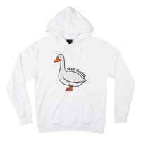 Silly Goose Funny Duck Hoodie