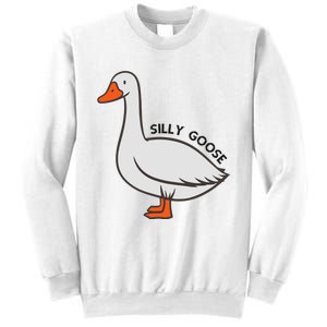 Silly Goose Funny Duck Sweatshirt