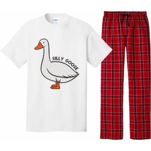 Silly Goose Funny Duck Pajama Set