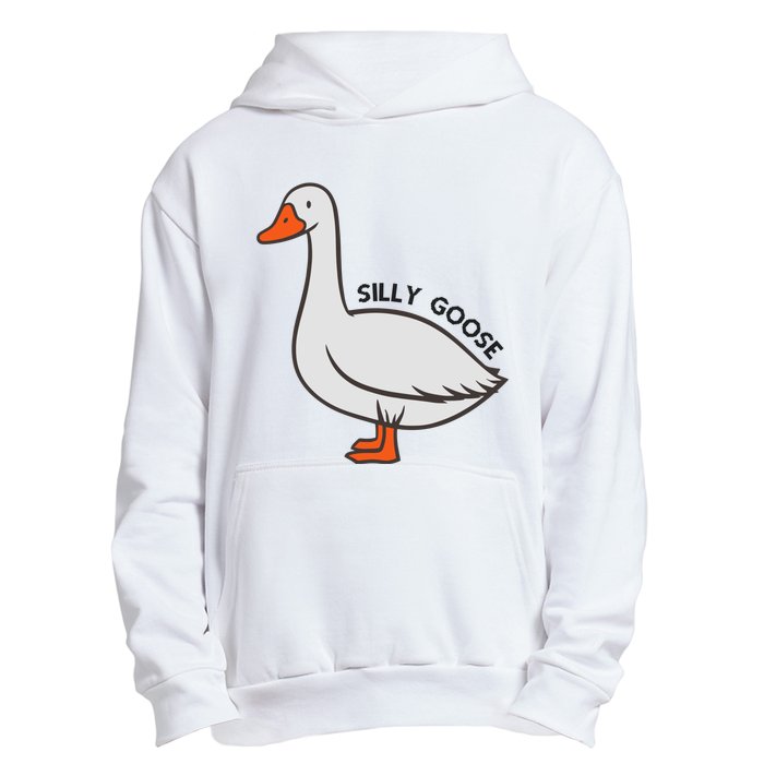 Silly Goose Funny Duck Urban Pullover Hoodie