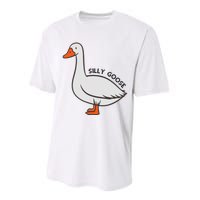 Silly Goose Funny Duck Performance Sprint T-Shirt