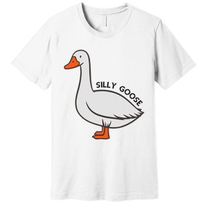 Silly Goose Funny Duck Premium T-Shirt