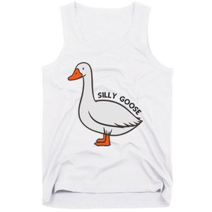 Silly Goose Funny Duck Tank Top