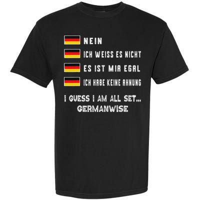 Speaking German Funny Deutsch Student German Language Garment-Dyed Heavyweight T-Shirt