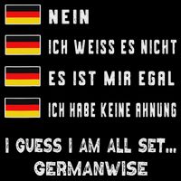 Speaking German Funny Deutsch Student German Language Cooling Performance Crew T-Shirt