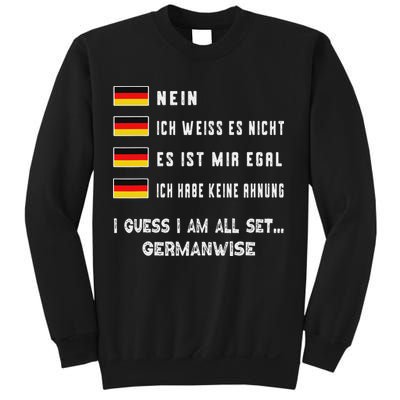 Speaking German Funny Deutsch Student German Language Sweatshirt