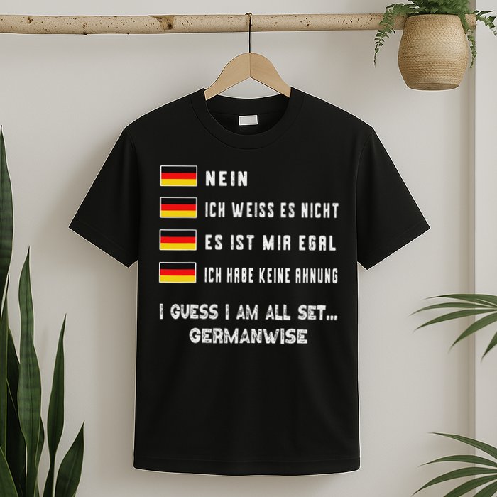 Speaking German Funny Deutsch Student German Language T-Shirt