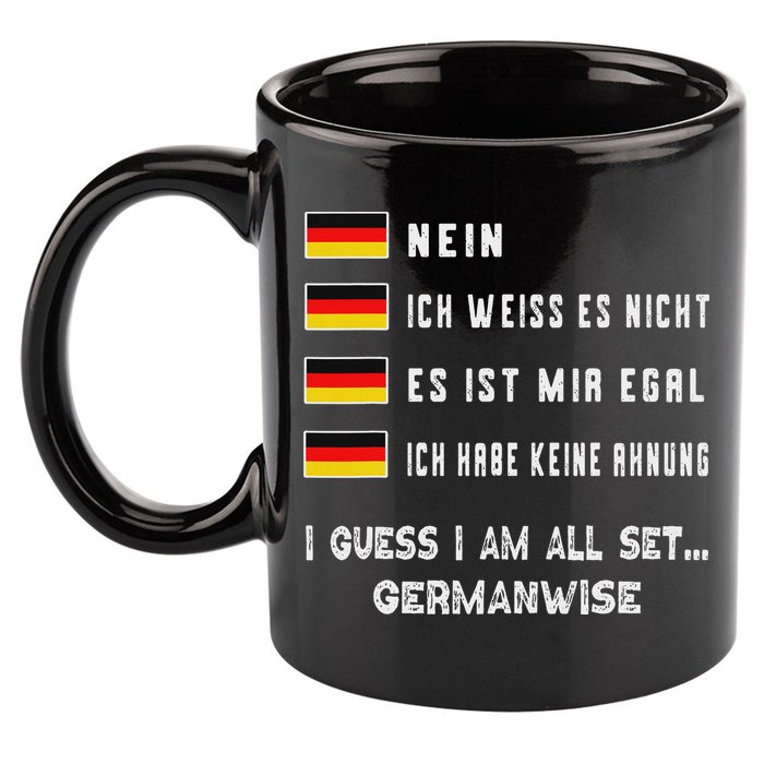 Speaking German Funny Deutsch Student German Language 11oz C Handle Ceramic Mug