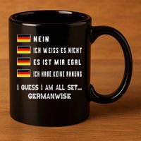 Speaking German Funny Deutsch Student German Language 11oz C Handle Ceramic Mug