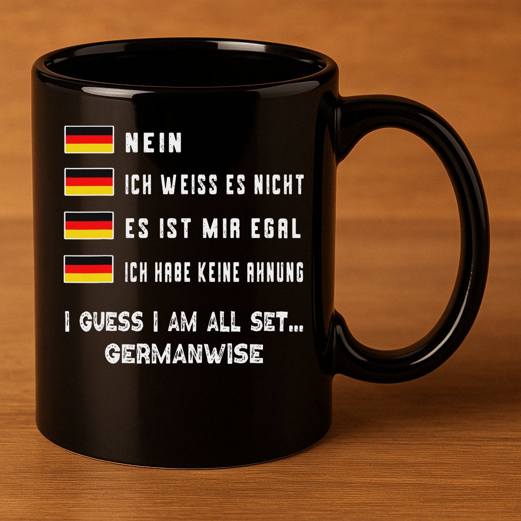 Speaking German Funny Deutsch Student German Language 11oz C Handle Ceramic Mug