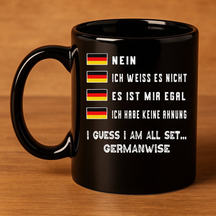 Speaking German Funny Deutsch Student German Language 11oz C Handle Ceramic Mug