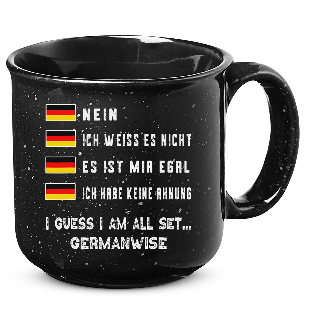 Speaking German Funny Deutsch Student German Language 15oz Campfire Ceramic Mug