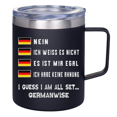 Speaking German Funny Deutsch Student German Language 12oz Stainless Steel Coffee Mug