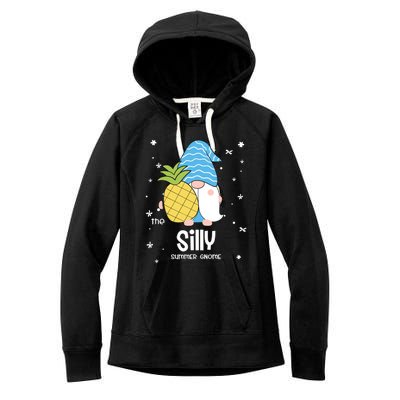 Silly Gnome Funny Summer Matching For Family Gift Women's Fleece Hoodie