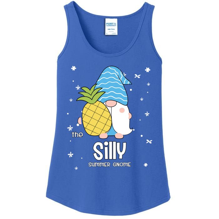 Silly Gnome Funny Summer Matching For Family Gift Ladies Essential Tank