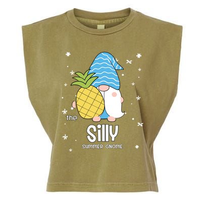 Silly Gnome Funny Summer Matching For Family Gift Garment-Dyed Women's Muscle Tee