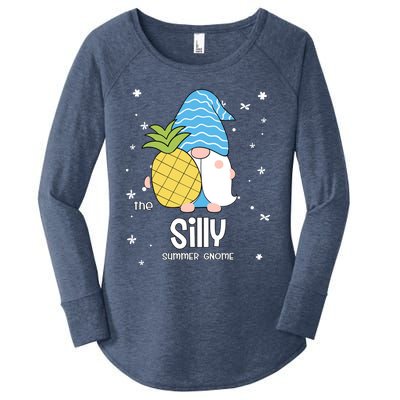 Silly Gnome Funny Summer Matching For Family Gift Women's Perfect Tri Tunic Long Sleeve Shirt