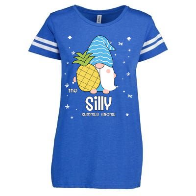 Silly Gnome Funny Summer Matching For Family Gift Enza Ladies Jersey Football T-Shirt