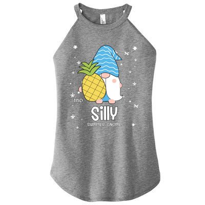 Silly Gnome Funny Summer Matching For Family Gift Women's Perfect Tri Rocker Tank