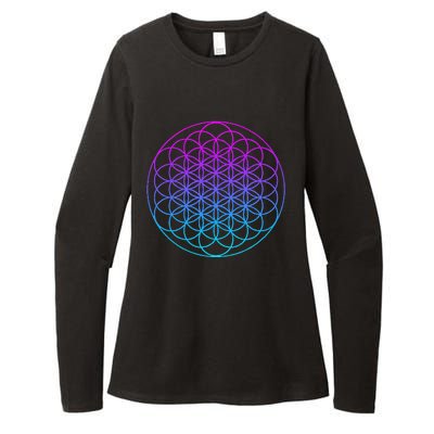 Sacred Geometry Flower Of Life Womens CVC Long Sleeve Shirt