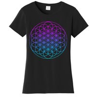 Sacred Geometry Flower Of Life Women's T-Shirt