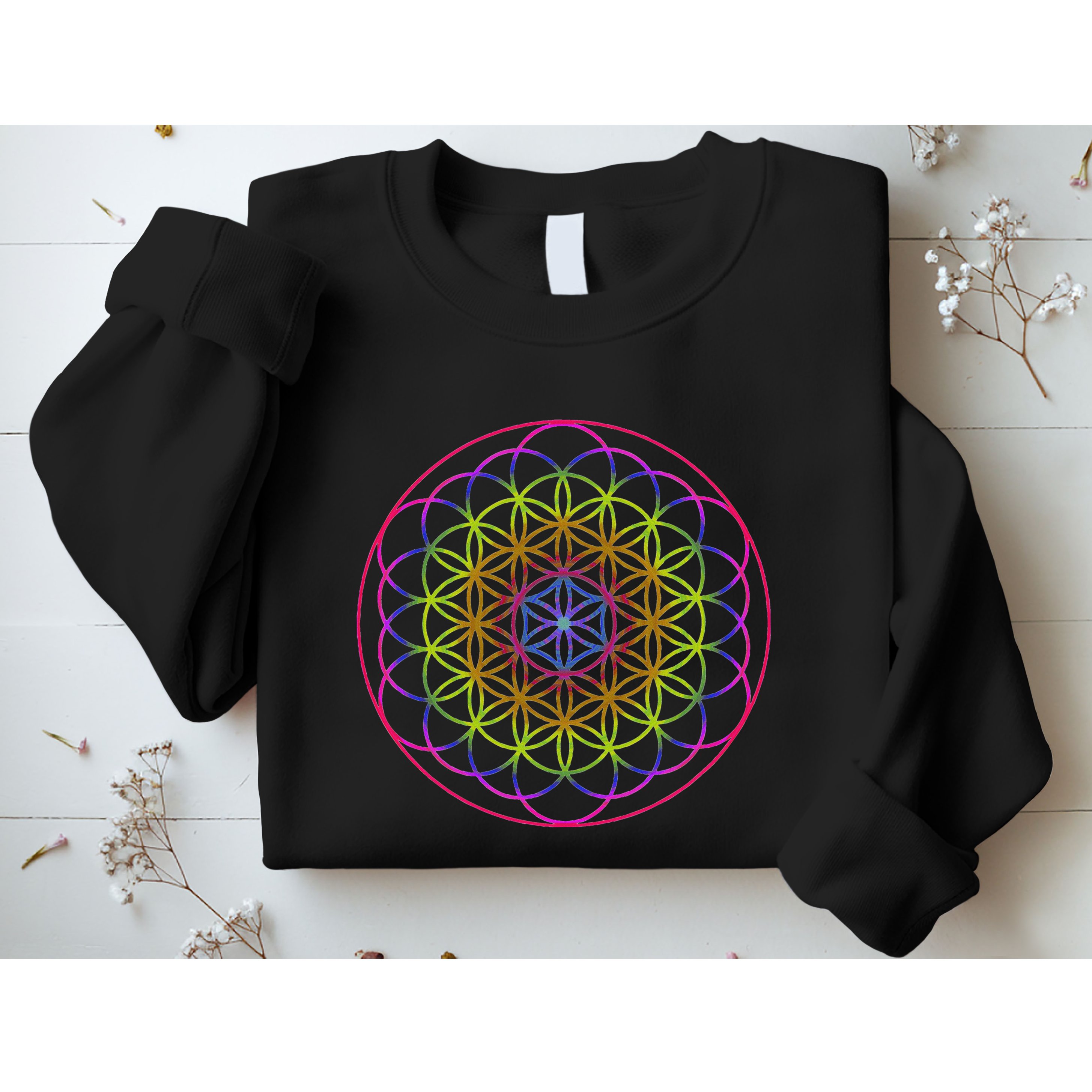 Sacred Geometry Flower Of Life Sweatshirt