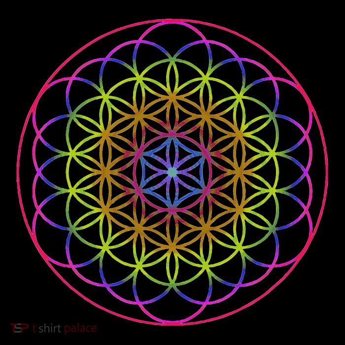 Sacred Geometry Flower Of Life Baby Bodysuit
