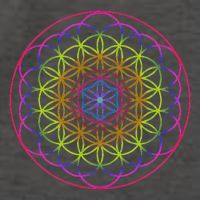 Sacred Geometry Flower Of Life Vector Backpack