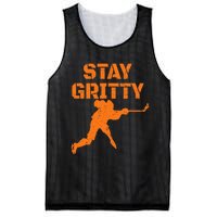 STAY GRITTY Funny Ice Hockey Philly gift Vintage Mesh Reversible Basketball Jersey Tank