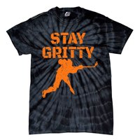 STAY GRITTY Funny Ice Hockey Philly gift Vintage Tie-Dye T-Shirt