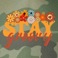 Stay Groovy Flower Power Retro Hippie Vibes Legacy Tie Dye Trucker Hat