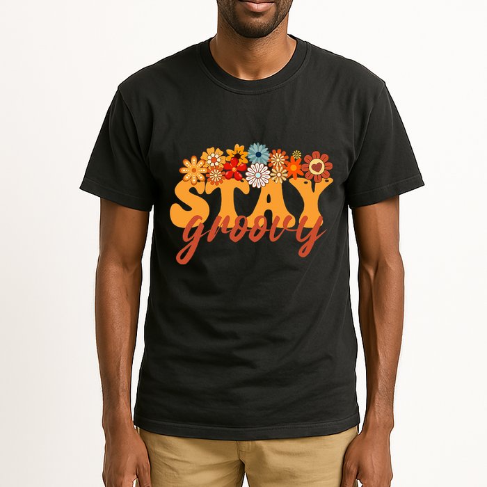 Stay Groovy Flower Power Retro Hippie Vibes Tall T-Shirt