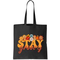 Stay Groovy Flower Power Retro Hippie Vibes Bag