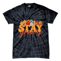 Stay Groovy Flower Power Retro Hippie Vibes Tie-Dye T-Shirt