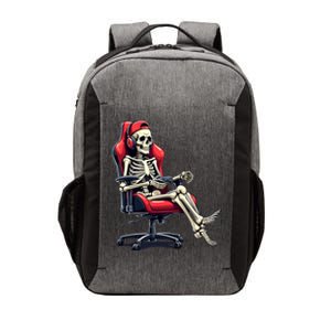 Skeleton Gamer Funny Gaming Chair Headset Halloween Funny Gift Vector Backpack