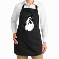 Spooky Ghost Funny Cat Lover Apron