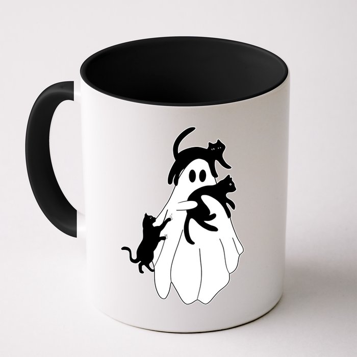 Spooky Ghost Funny Cat Lover Mug