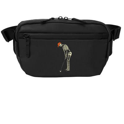 Skeleton Golf Funny Halloween Golfing Sports Crossbody Pack