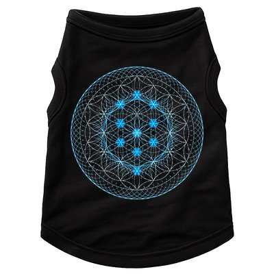 Sacred Geometry Flower Of Life With Kabbalah Doggie Tank