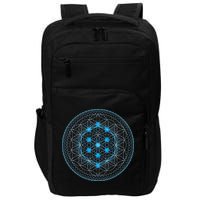 Sacred Geometry Flower Of Life With Kabbalah Impact Tech Backpack