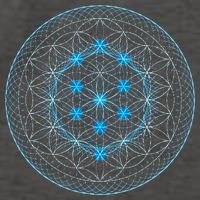 Sacred Geometry Flower Of Life With Kabbalah Vector Backpack
