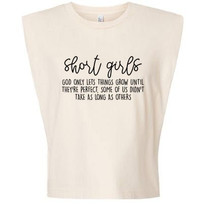 Short Girl Funny Fall Season Christian Garment-Dyed Women's Muscle Tee