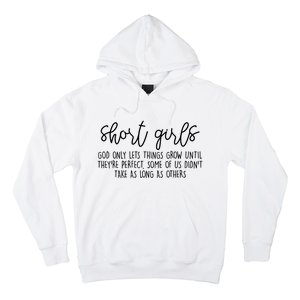 Short Girl Funny Fall Season Christian Hoodie