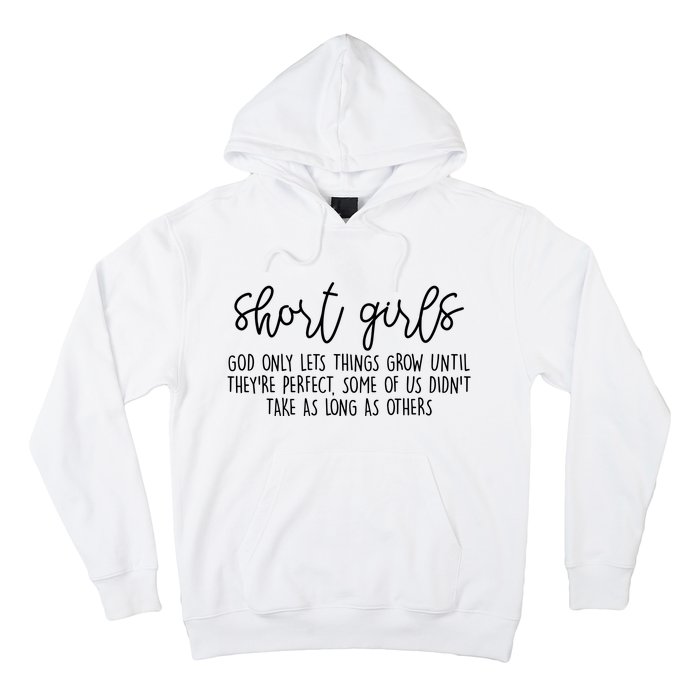 Short Girl Funny Fall Season Christian Hoodie