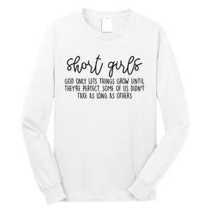 Short Girl Funny Fall Season Christian Long Sleeve Shirt